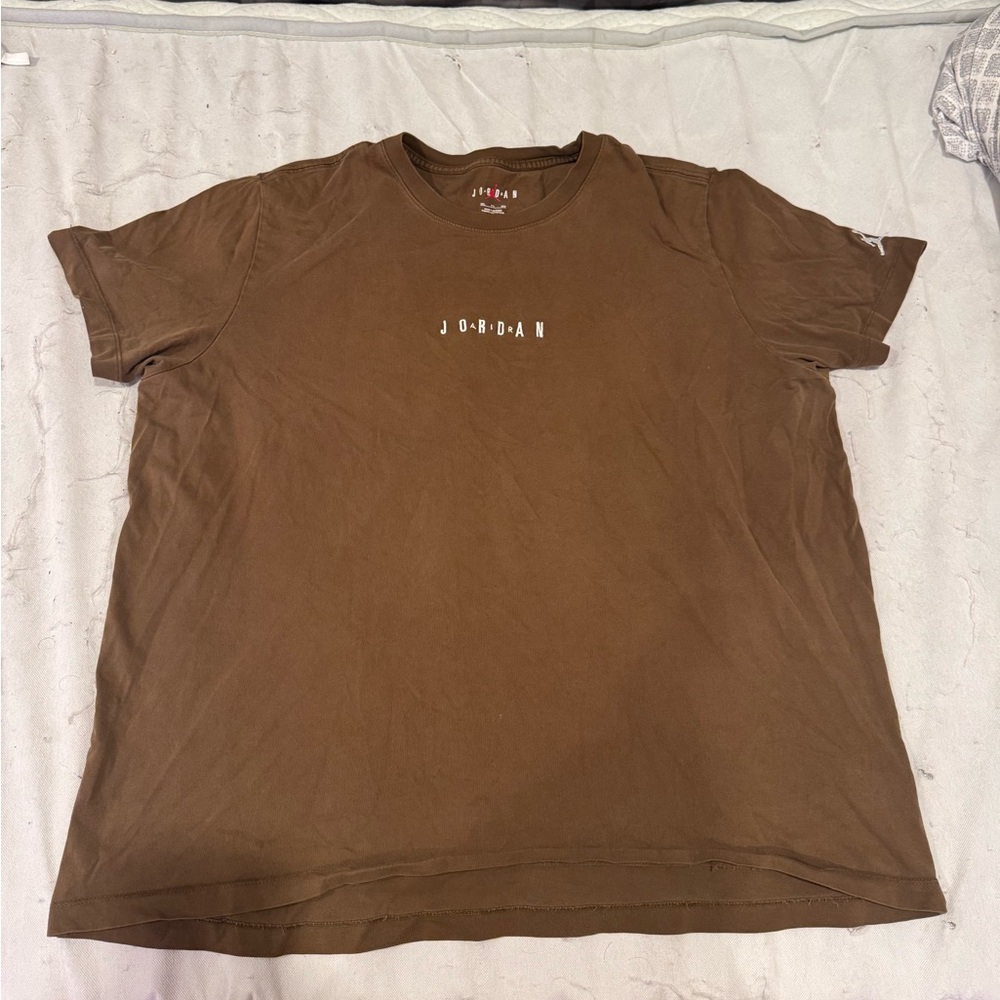 Air Jordan Men's Brown T-Shirt